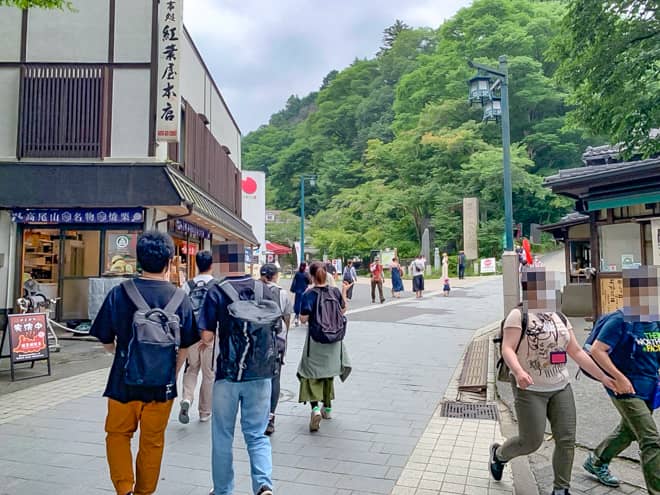 高尾山はとろろそばが有名です