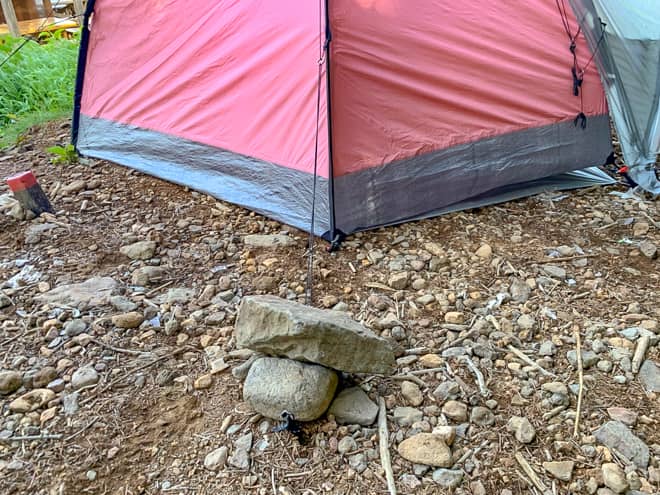 ペグの刺さり具合は?