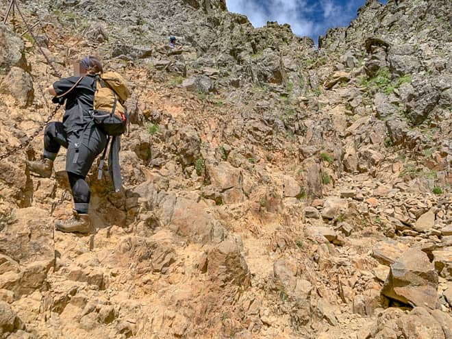 大変絶景で冒険心をくすぐる道なのですが