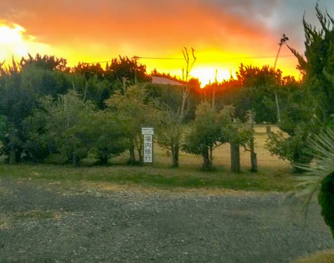 太陽と海 九十九里オートキャンプ場