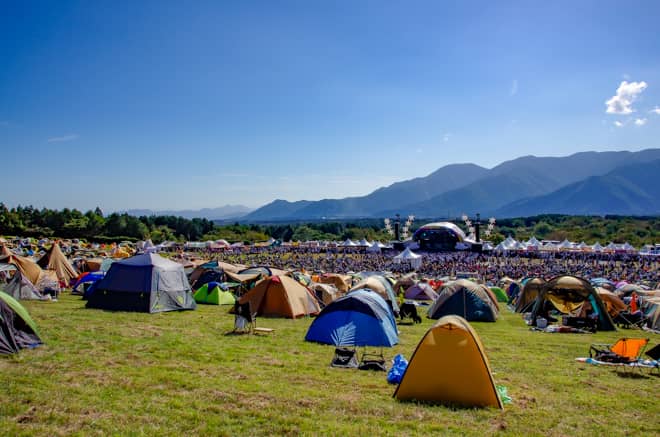 朝霧JAMのキャンプ事情