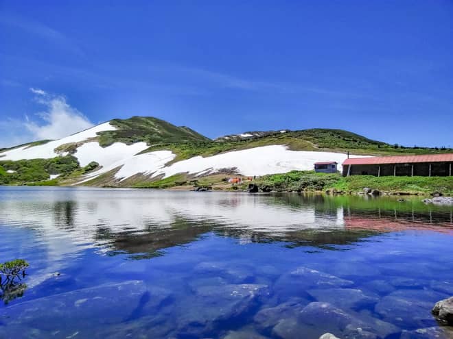 白馬大池と山荘