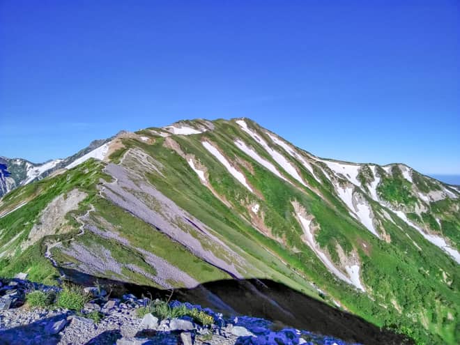 白馬岳稜線