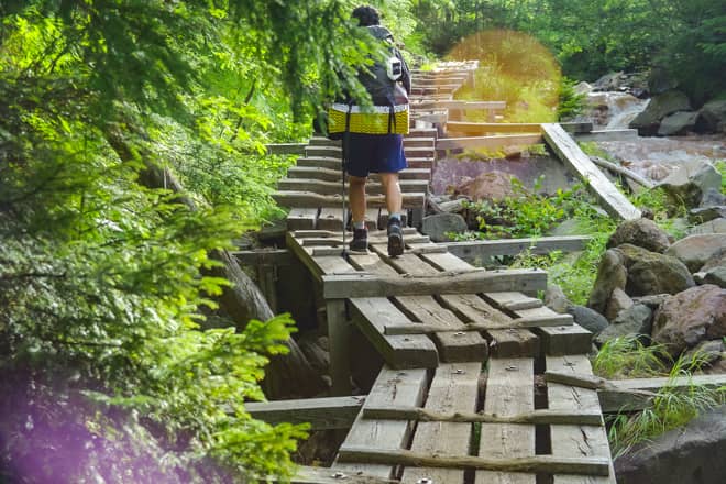 移動手段は徒歩のみで