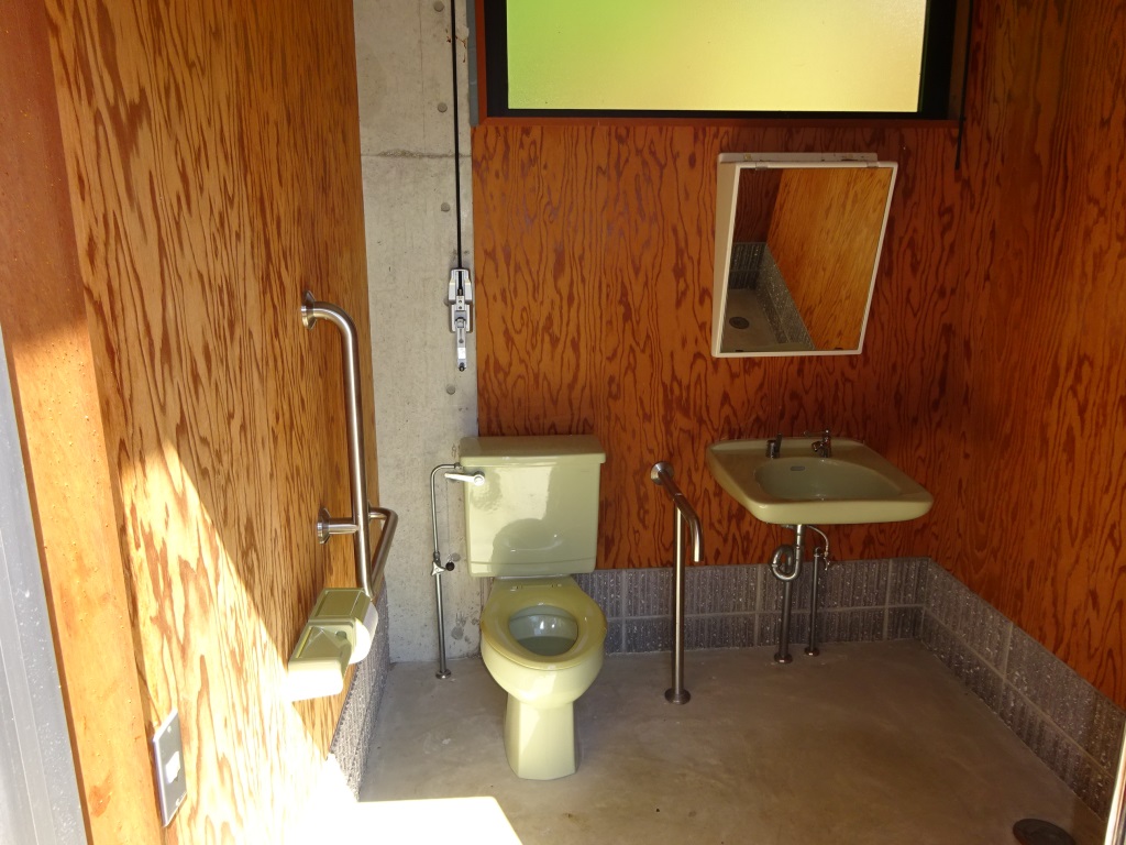 萩アクティビティパークのトイレ