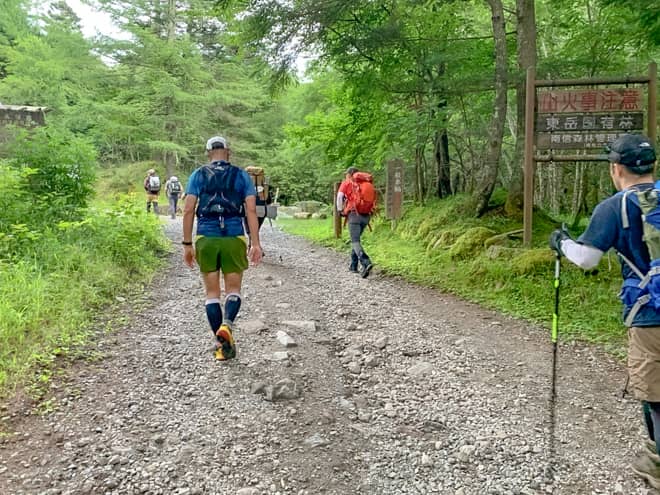 1.日帰り登山か1泊2日の登山か