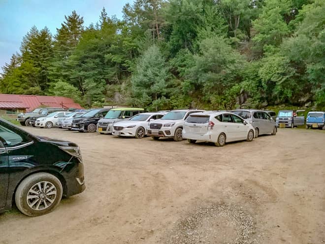 3.「美濃戸口駐車場」「美濃戸登山口駐車場」どちらに車を停める?