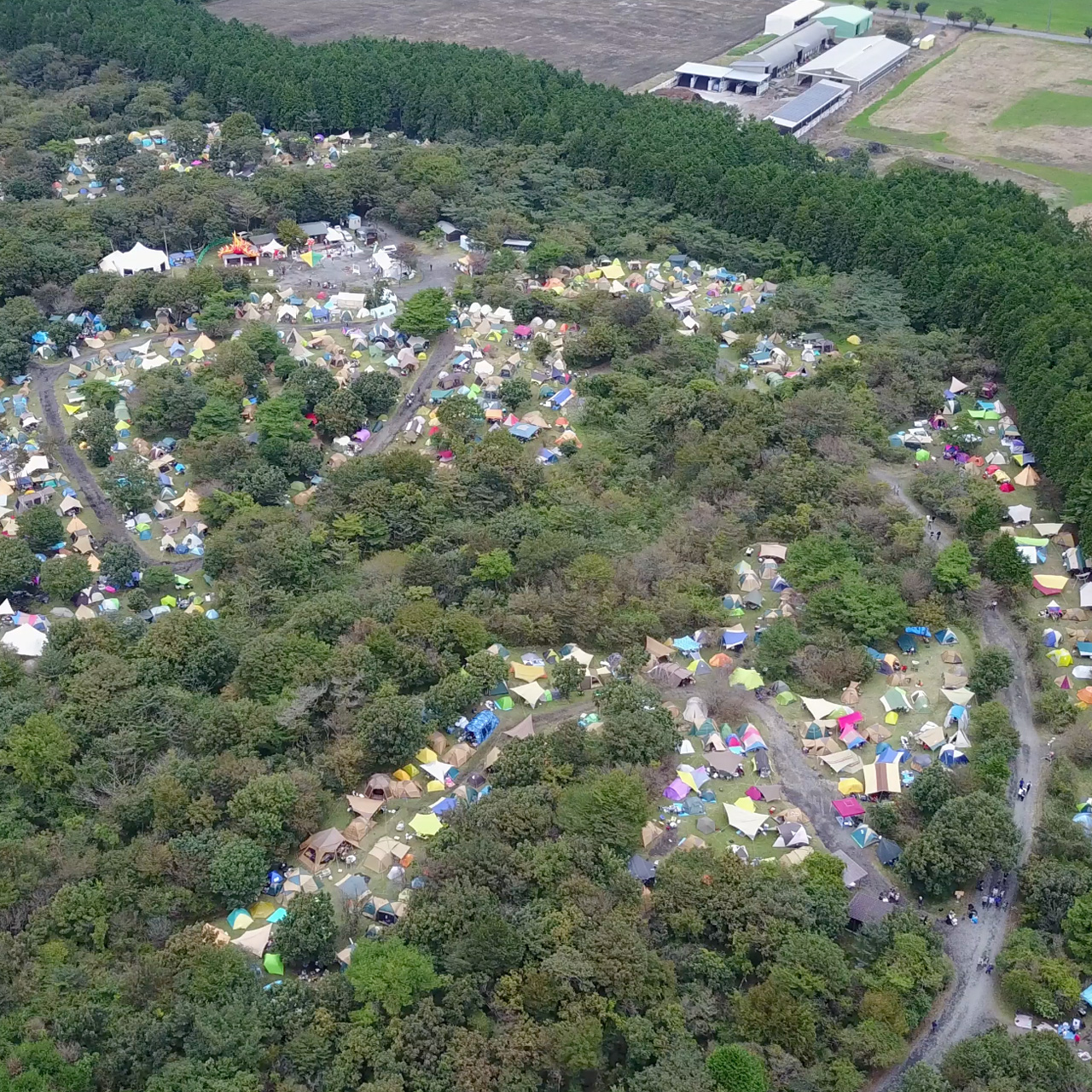 CAMP SITE Bの様子