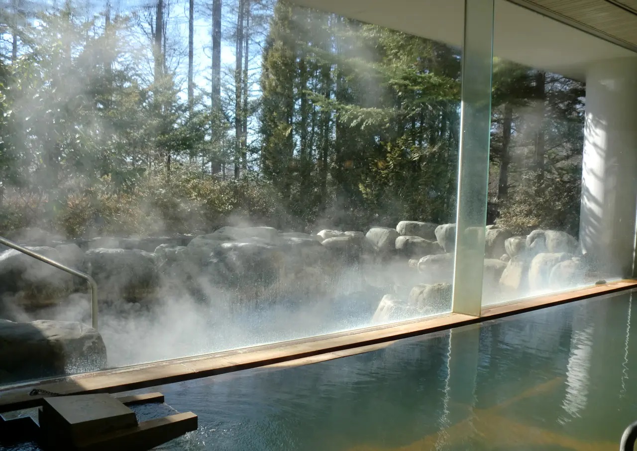 アクアリゾート清里の源泉かけ流し温泉