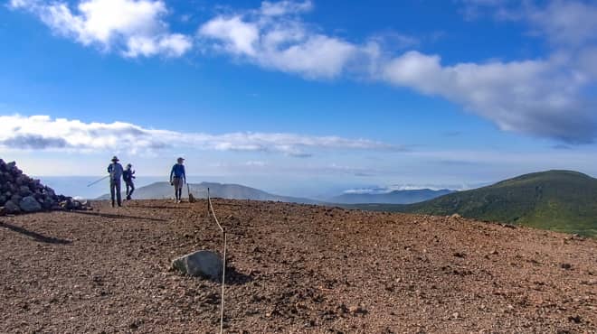 山頂から絶景をゆっくりと楽しむことが出来る