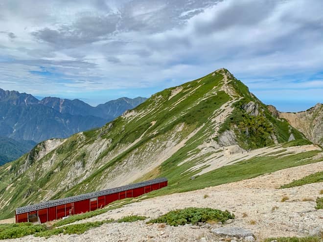 核心部でもある細尾根をクリアすると