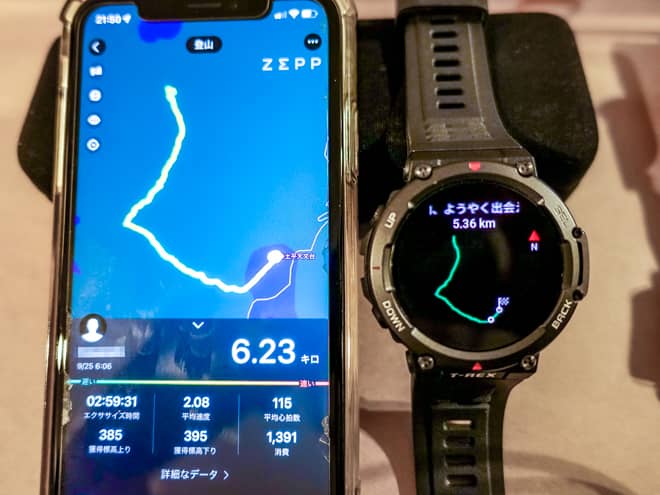 登山が終了したら