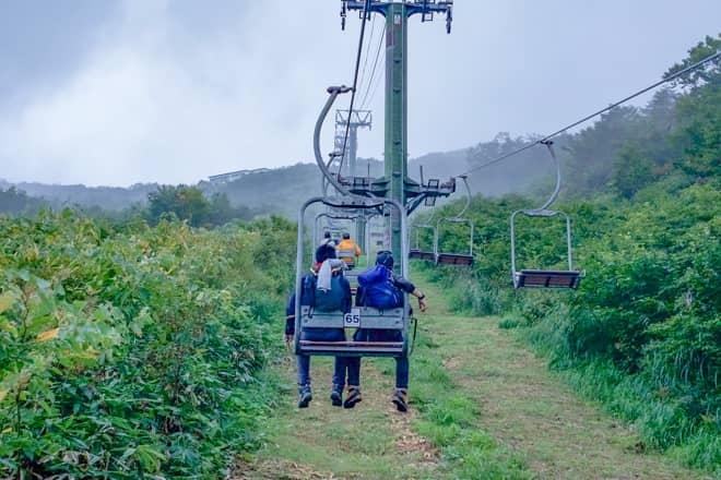 黒菱第3ペアリフトを利用すれば
