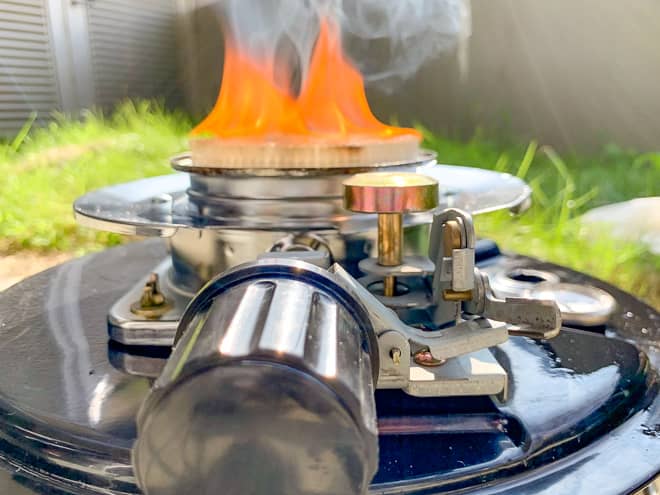 ちゃんと点火するのを