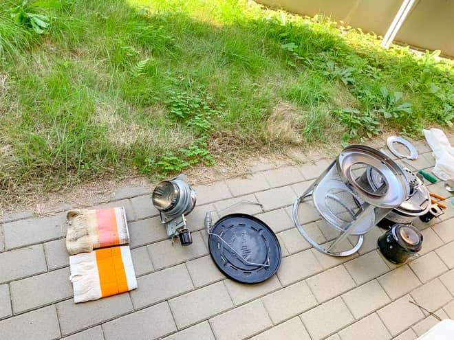 アルパカストーブ「TS-231」のメンテナンス