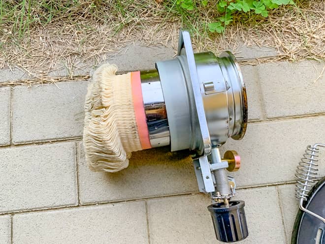 ユニットは替え芯と耐震自動消火装置が