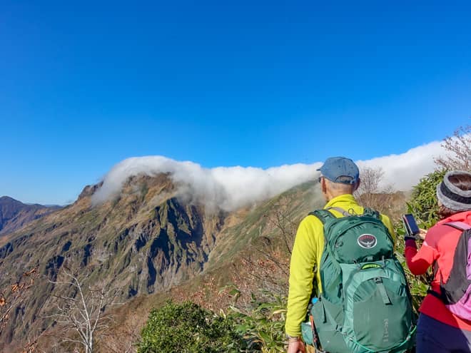 一気に標高を稼ぐので