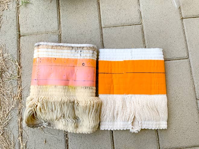 古い芯と、購入した芯を並べると