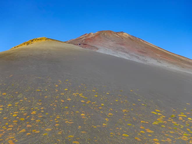 宝永山と富士山が並んだツーショットの山容
