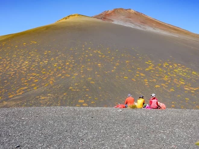 富士山と宝永山のツーショット