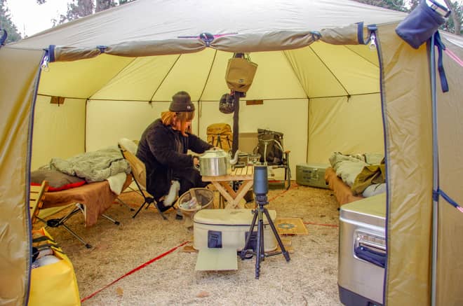 寒暖差が激しいので防寒対策はしっかりと