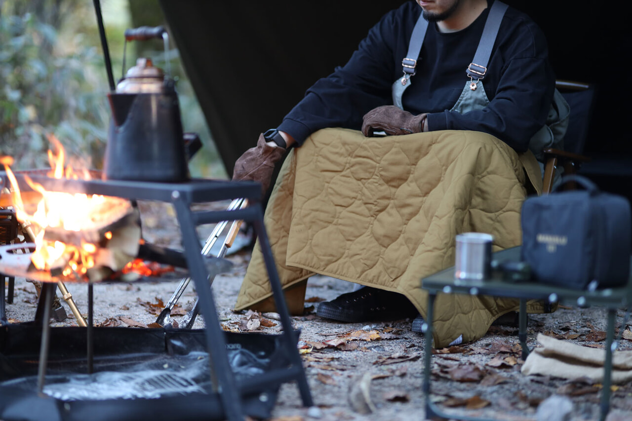 焚き火ブランケット1