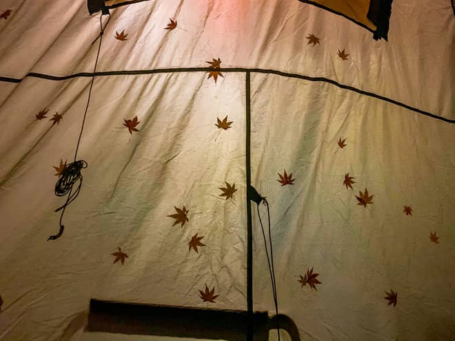 結露と夜露でキャンプギアがびしょびしょに