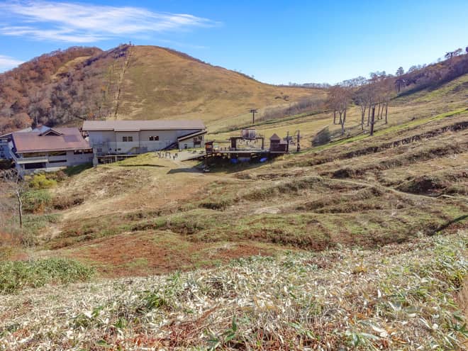 谷川岳ロープウェイ天神平駅に到着です