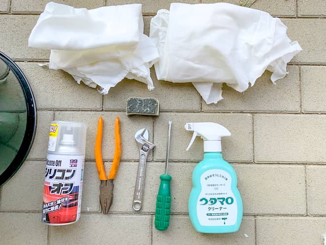 3.工具や掃除道具を揃える