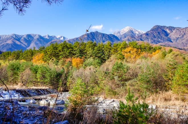 エリアごとに異なった景色を楽しむことが出来る豊かな自然環境