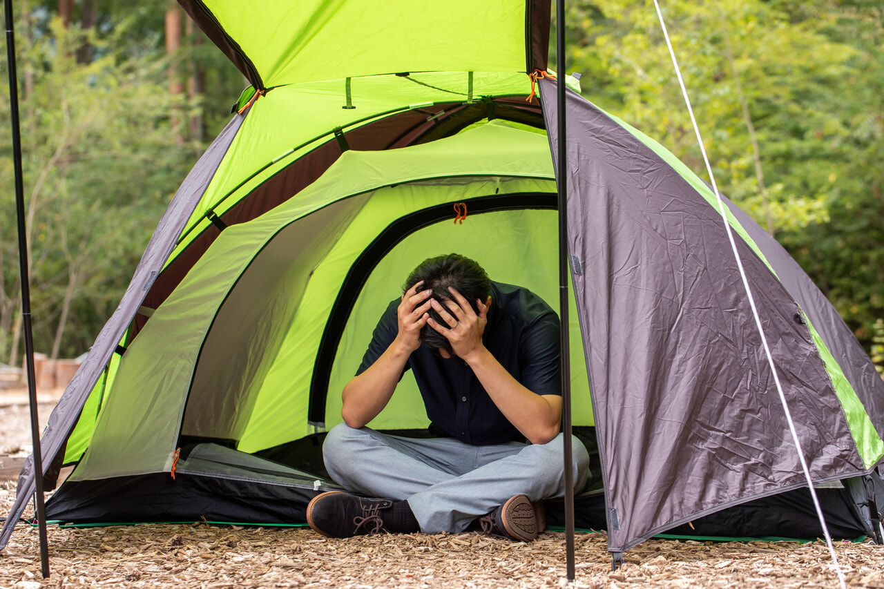 キャンプ場での困ったイメージ