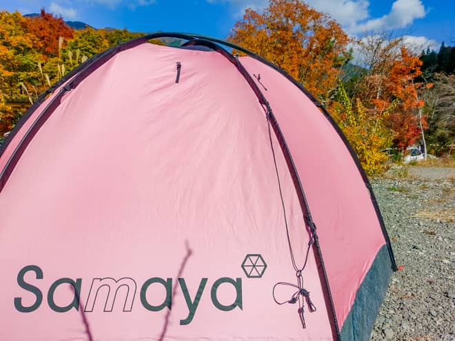 シングルウォールテントの弱点「結露」を解消する独自素材を採用