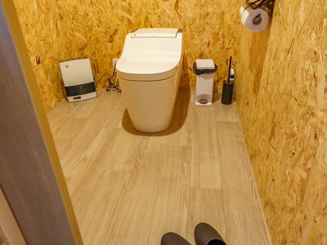 トイレの中は大変広く