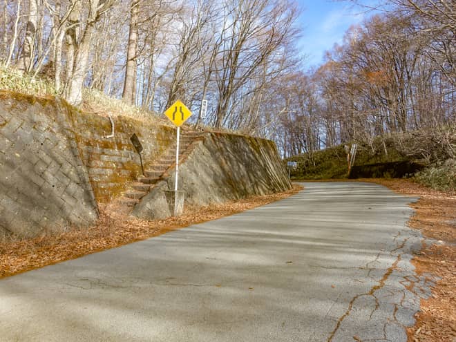 信州峠駐車場から横尾山頂上へ