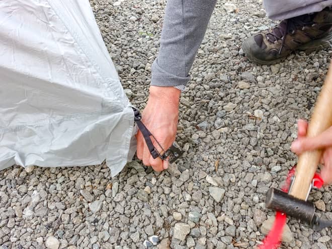 前室を引っ張って形を整え