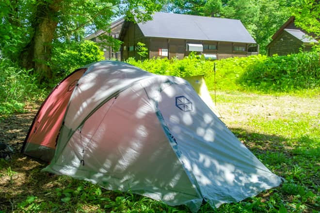 前室オプションでシングルウォールテントの弱点を解消
