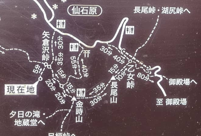 「金時山」登山コース