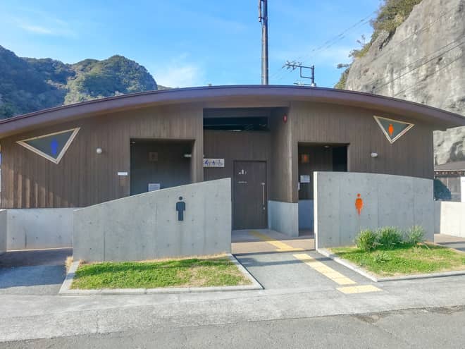 どちらのコースもトイレ