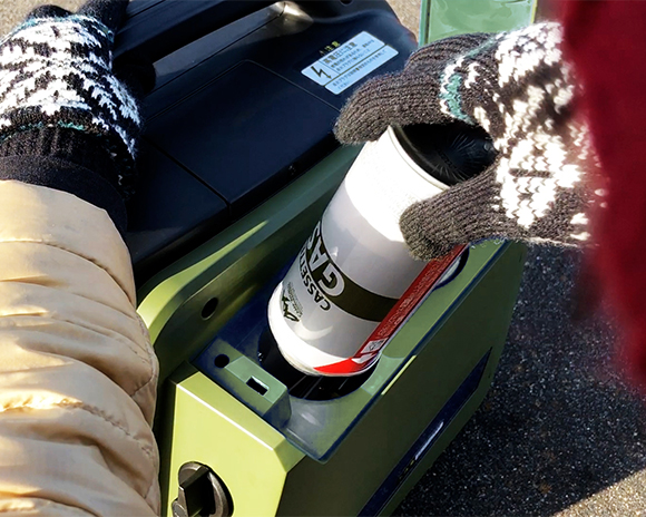 カセットボンベで手軽に発電