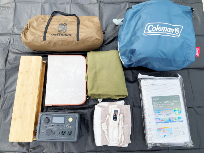 キャンプ用コタツを自作するために準備した道具