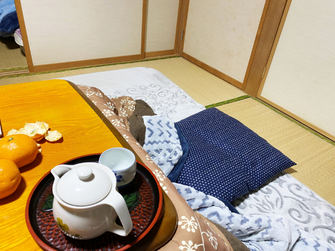 コタツの抜け殻