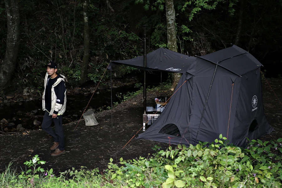 薪ストーブを設置したイメージ