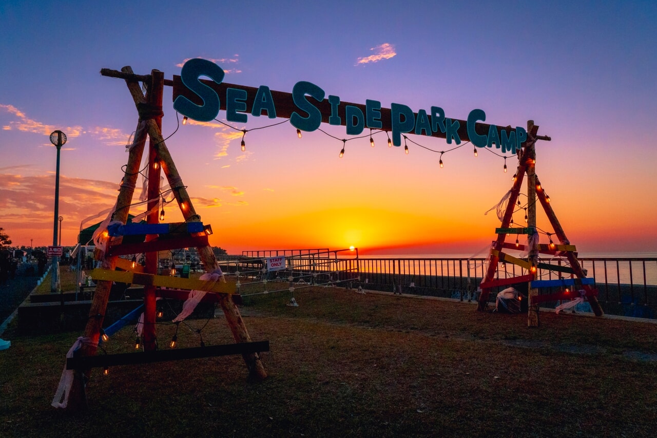 SEA SIDE PARK CAMPの様子