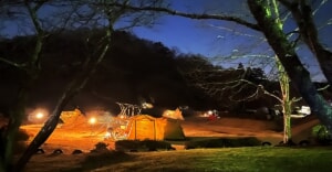 【宮城】達居森と湖畔自然公園キャンプ場は深夜にタヌキの運動会が始まる無料キャンプ場！