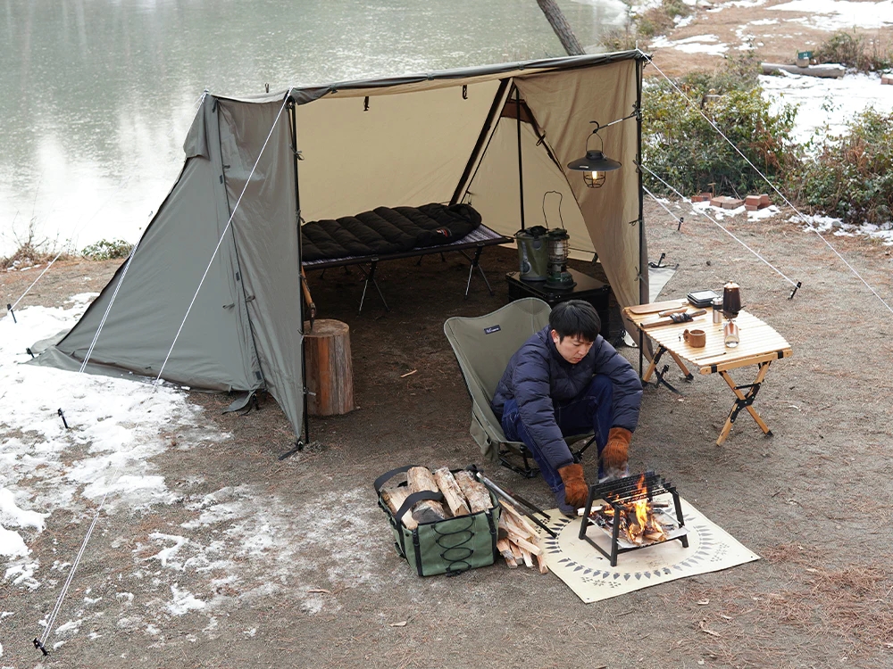 テントの近くで焚き火をしても大丈夫