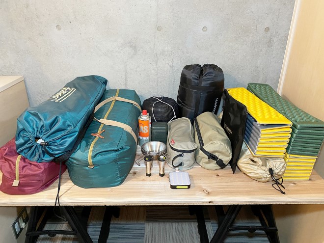ファミリーキャンプで持って行く道具一覧