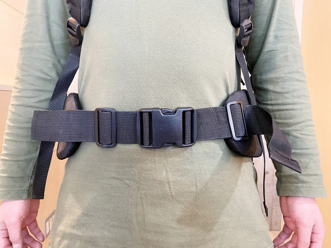 ホークギアバックパックのウエストベルト