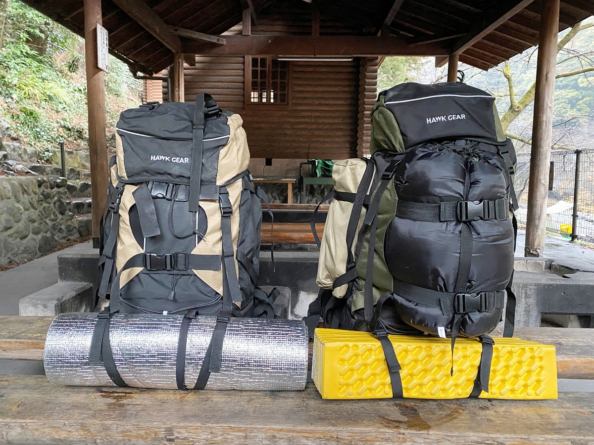 【HAWK GEAR】 ホークギア バックパック　大容量 80L 迷彩　保管品　 【新品・未開封品】 ワールドスポーツオンライン HAWK GEAR ホークギア バックパック 80L