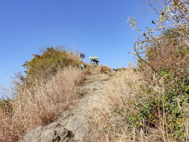 伊予ヶ岳「南峰」からの景色