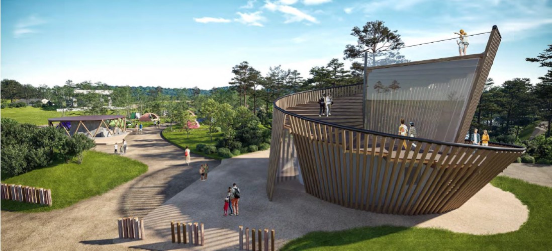 HIBIKINADA CAMP BASEの管理棟イメージ